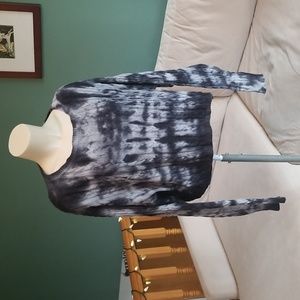 Gilded Intent cable knit tie dye sweater, size small